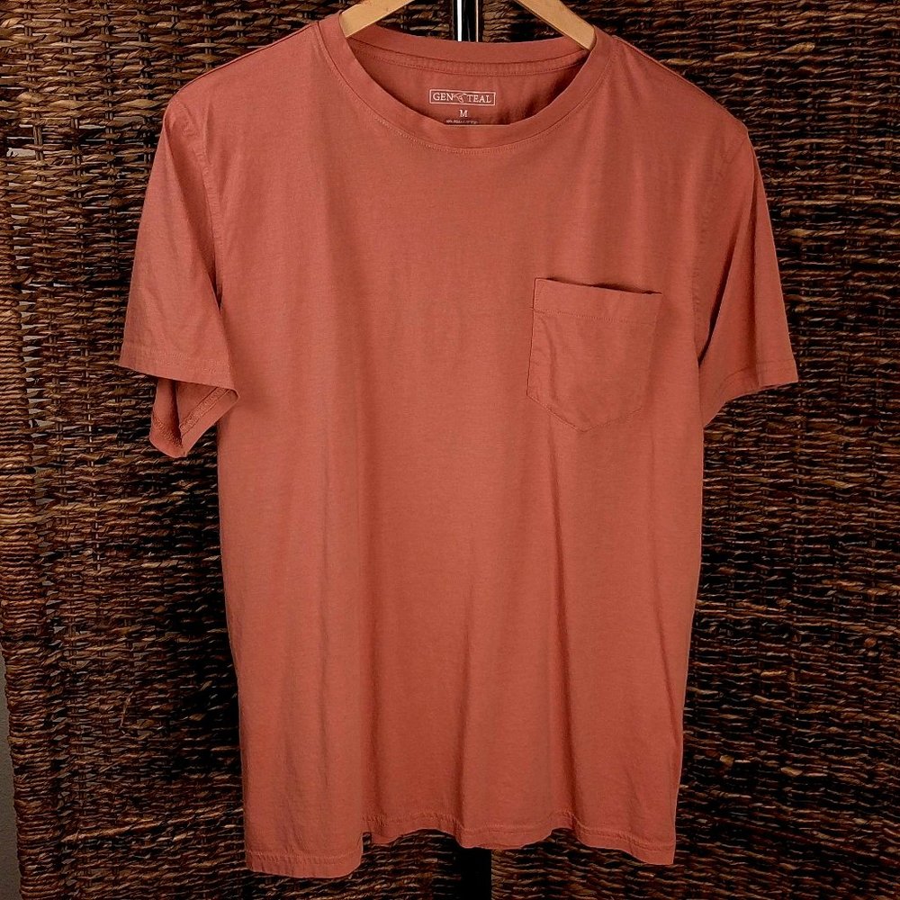 Gen Teal Pocket T Shirt Medium